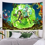 DIOVMA Rick And Morty Duvar Hals (200x150cm)