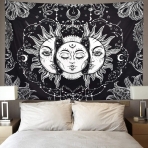 Likiyol Gne ve Ay Duvar rts (150cmx150cm)