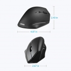 Anker Wireless Mouse, Ergonomic USB 2.4G Wireless Vertical Mouse
