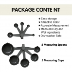 OKAYC Plastik l Ka Set (10 Para)(Gri)