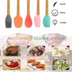 Lubsmuns Silikon Spatula Set (5 Para) (Renkli)