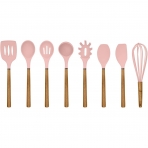 Country Kitchen Silikon Mutfak Gere�leri Seti (8 Par�a)(Pembe)