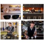 K Kwokker Paslanmaz elik Kokteyl Shaker Set