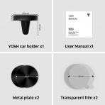 YOSH Manyetik Havaland�rma Ara� ��i Telefon Tutucu