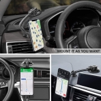 LENDOUBLE Vantuz/Vakumlu Ara i Telefon Tutucu