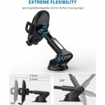 ACCGUYS Ara� ��i Vantuz/Vakumlu �kili Telefon Tutucu