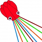 Flyerrart Naylon Ahtapot U�urtma (21 cm)