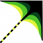 K-MLICE Naylon Delta U�urtma (Ye�il) (45 cm)