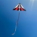 emma kites Delta U�urtma (Siyah/K�rm�z�/Beyaz) (150cm)