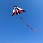 emma kites Delta Uurtma (Siyah/Krmz/Beyaz) (150cm)