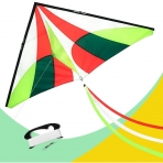 emma kites Delta U�urtma (Ye�il/K�rm�z�/Beyaz) (150cm)