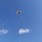 emma kites Delta U�urtma (Ye�il/K�rm�z�/Beyaz) (150cm)