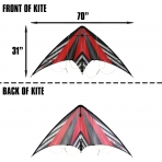 WindNSun ift Kontroll Uurtma (177cm)(Krmz)