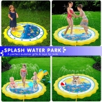 HITOP Sprinkler ocuk Su Oyun Mat (152cm)(Sar)