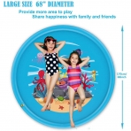 funny poop Sprinkler ocuk Su Oyun Mat (172cm)