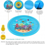 funny poop Sprinkler ocuk Su Oyun Mat (172cm)