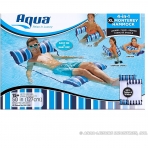 Aqua LEISURE 4 l ime Deniz Yata Seti (Lacivert-Beyaz)