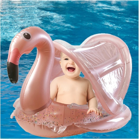 Luvier �i�me G�ne�likli Bebek Simidi (Flamingo)