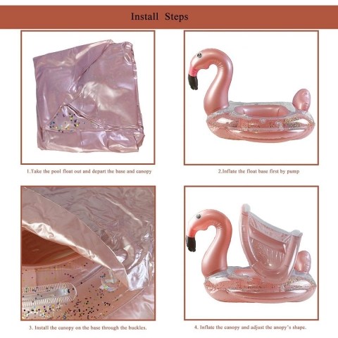 Luvier �i�me G�ne�likli Bebek Simidi (Flamingo)