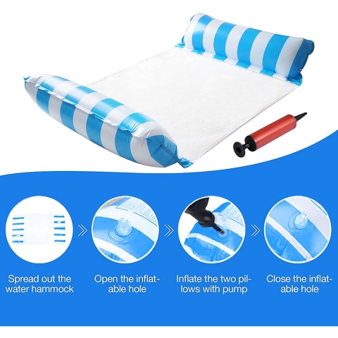 Raoccuy 2 Par�a �i�me Deniz Yata�� (Mavi-Pembe)