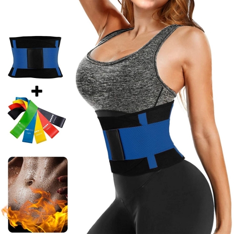 SHAPVII Kad�n Korse (Siyah-Mavi) (3XL)