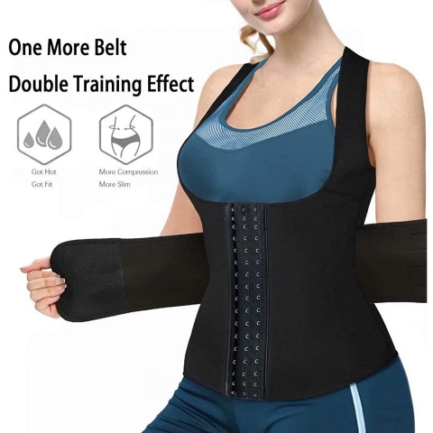 HOPLYNN Kad�n Korse (Siyah) (XL)