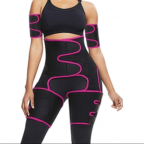 Reshe 4' Bir Arada Korse (Pembe)(4XL/5XL)
