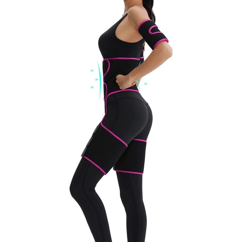 Reshe 4' Bir Arada Korse (Pembe)(4XL/5XL)