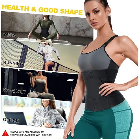 SCARBORO Neopren Korse (4XL)(Siyah)