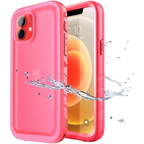 SPORTLINK iPhone 12 Su Geirmez Klf-Pink