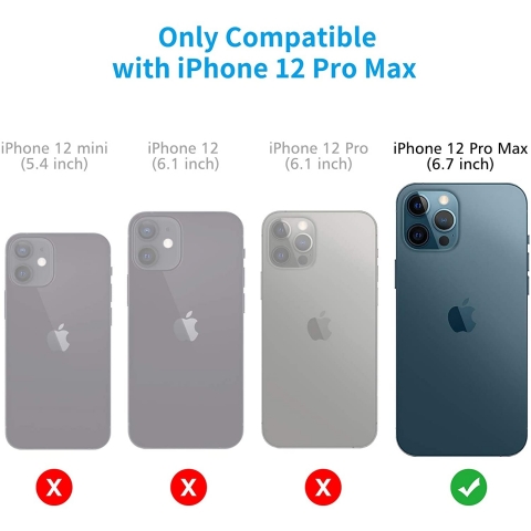 SPORTLINK iPhone 12 Pro Max Su Geirmez Klf-Blue