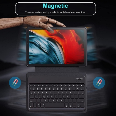 Infiland Galaxy Tab S7 Klavyeli Tablet Klf (11 in)