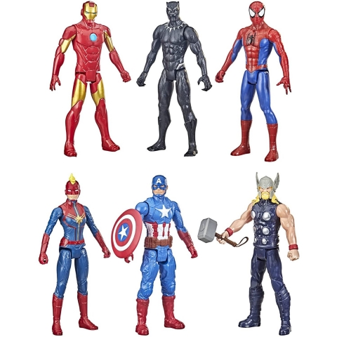 Marvel Titan Hero Series Aksiyon Figr(6 adet)