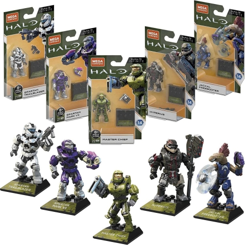 Mega Construx Halo Heroes Aksiyon Figr(5 para)