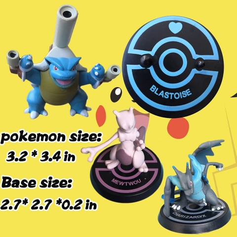 PIWFSDBG Pokem Toy Aksiyon Figr(3para)