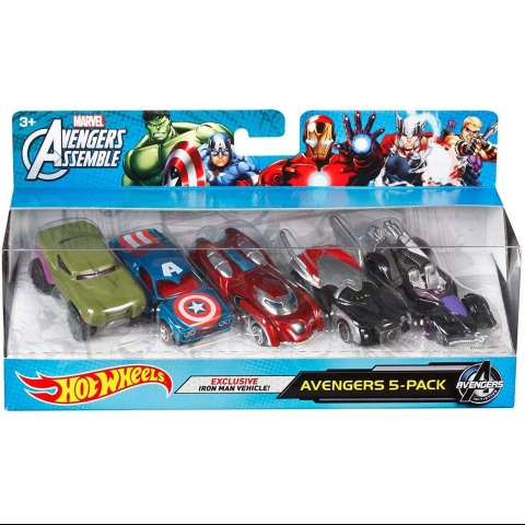 Mattel Hot Wheels Marvel Avengers (5 para)