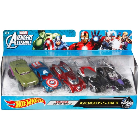 Mattel Hot Wheels Marvel Avengers (5 para)