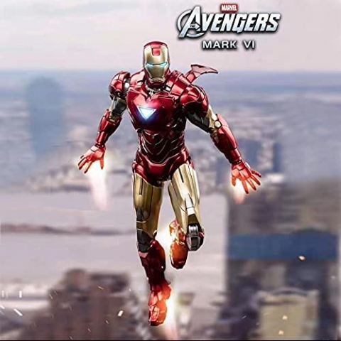 ZT Anniversary Deluxe Collector Iron Man MK6 Aksiyon Figr(18 cm)