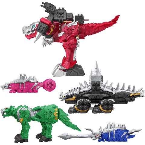 Power Rangers Dino Fury Megazord Mega Pack Aksiyon Figr(5 para)