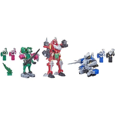 Power Rangers Dino Fury Megazord Mega Pack Aksiyon Figr(5 para)
