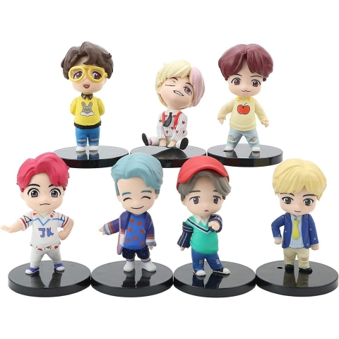 JIAD  BTS Mini Idol Doll Luxury Aksiyon Fig�r(7par�a)
