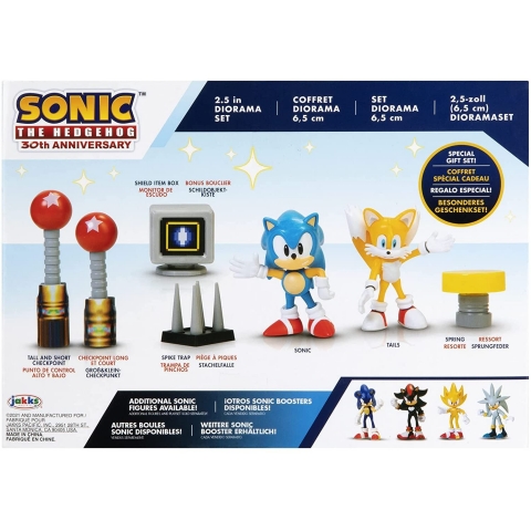 Sonic The Hedgehog  Diorama Set Aksiyon Figr(7 para )