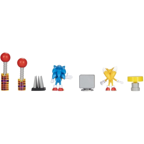 Sonic The Hedgehog  Diorama Set Aksiyon Figr(7 para )