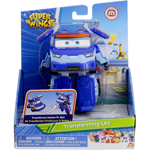 Super Wings Transforming Leo Airplane Aksiyon Figr(12.7cm)