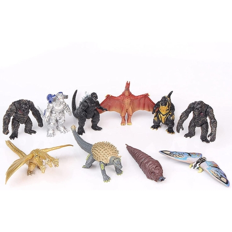 LARDERGO Godzilla King of The Monster Aksiyon Figr Set(10 adet)