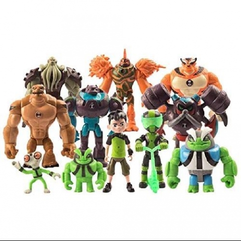 Valibe Ben 10  Aksiyon Figr Set (11  para)