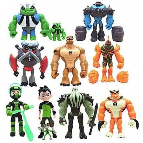 Valibe Ben 10  Aksiyon Figr Set (11  para)
