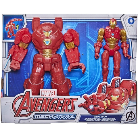 Avengers Hasbro Marvel Mech Strike Iron Man Aksiyon Fig�r(2par�a)