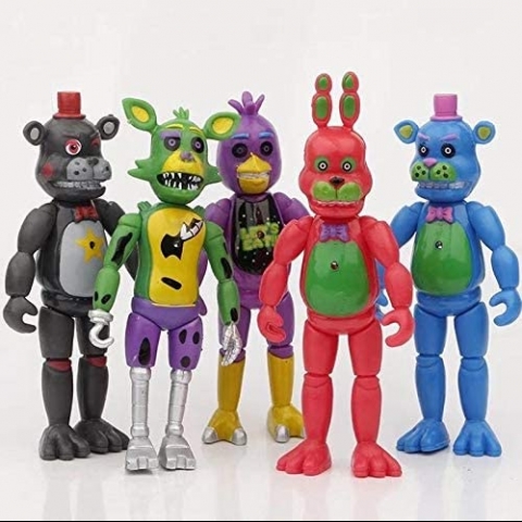 RUI  FNAF Aksiyon Figr Seti (5 para)