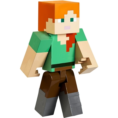 Mattel Minecraft Alex Large Scale Aksiyon Fig�r(21cm)